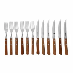 Grillbestick med trähandtag 12 delar