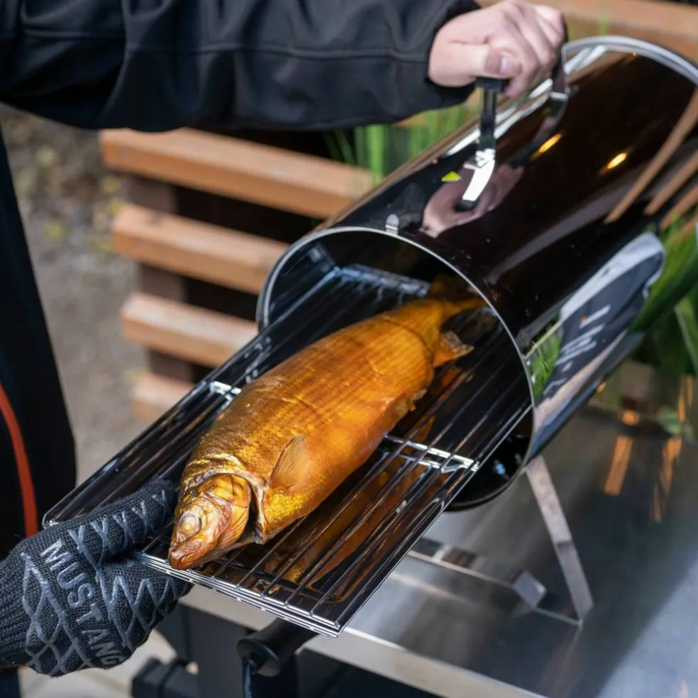 Grillhandske, svart