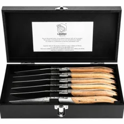 Grillknivar 6-pack, ekträ