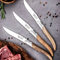 Grillknivar 6-pack, olivträ