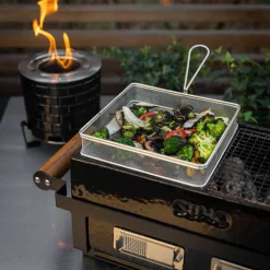 Grillkorg 20 × 20 cm, rostfritt stål
