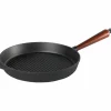 Grillpanna 22 cm Trähandtag