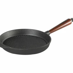Grillpanna Gjutjärn 25 cm Trähandtag