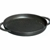 Grillpanna Rund 26 cm, Svart