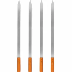 Grillspett med trähandtag 4 st