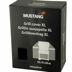 Grillöverdrag XL 215 x 75 x 110 cm, svart
