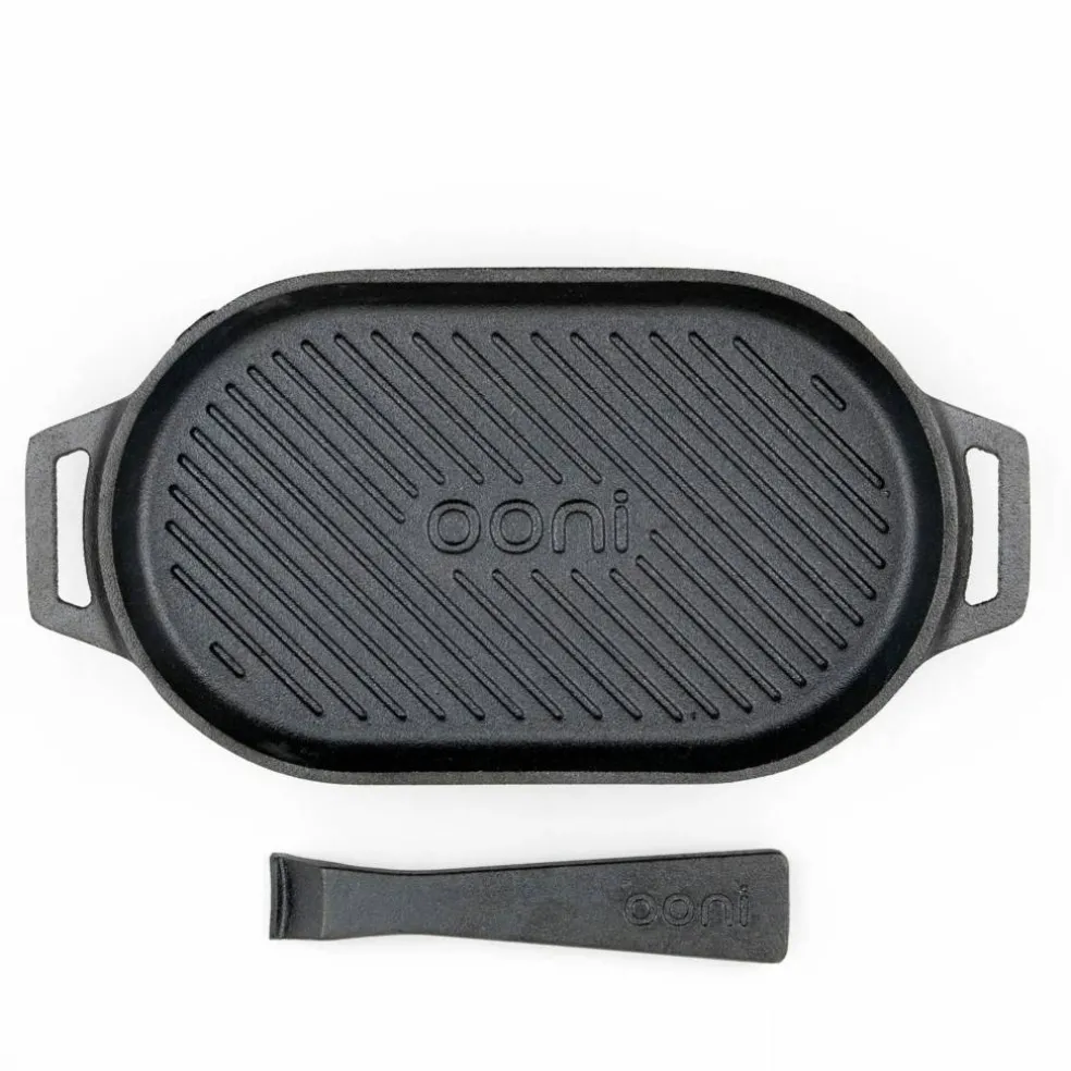 Grizzler grillplatta, gjutjärn