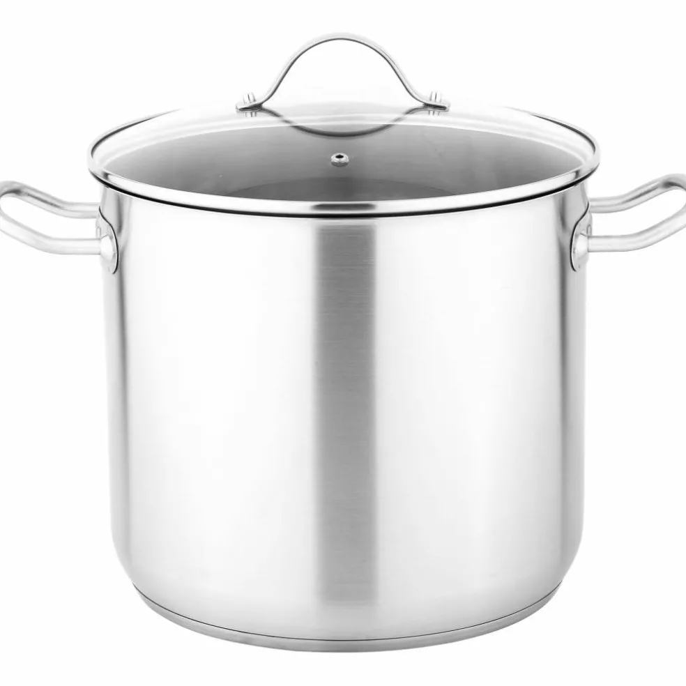 Gryta med glaslock, 15 liter