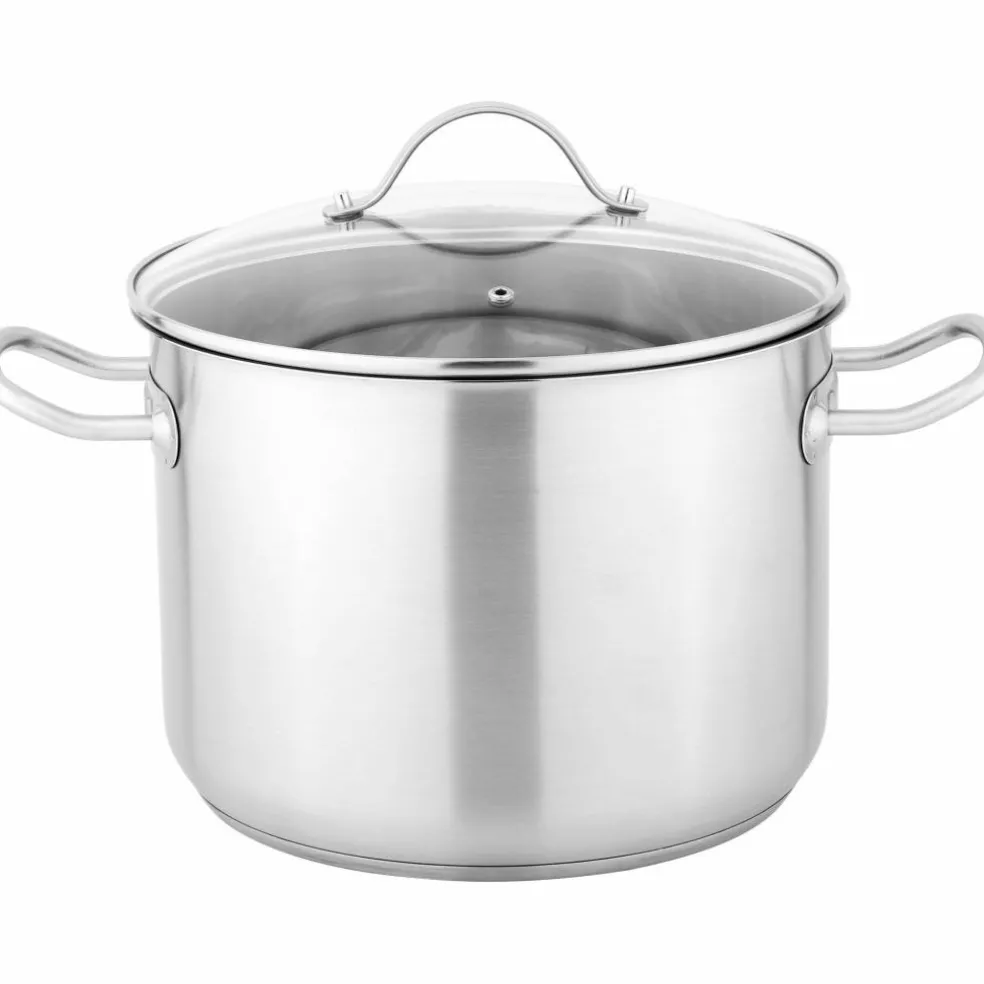 Gryta med glaslock, 10 liter