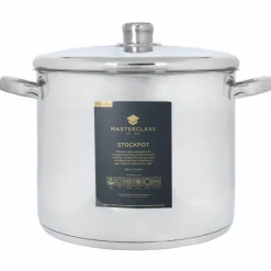 Gryta med lock 5,5 liter, rostfritt stål