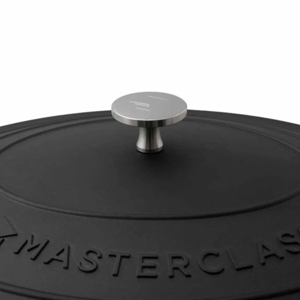 Gryta oval 6 liter, mattsvart