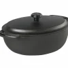 Gryta oval 6 liter Med Järnlock