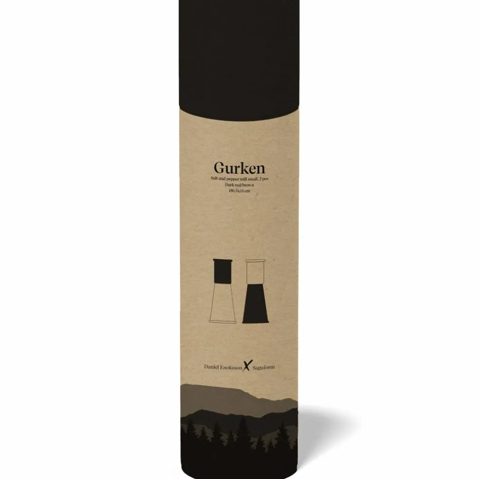 Gurken salt- och pepparkvarn 2-pack, small, svart