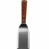Hamburgerspade 29 cm, rostfritt stål/trä