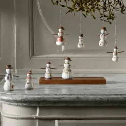 Hammershøi Christmas julhänge snögubbe 9,5 cm