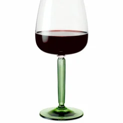 Hammershøi rödvinsglas, Ø 9,5 cm, 2 st, grön