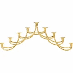 Harmony Menorah ljusstake, 18k guld