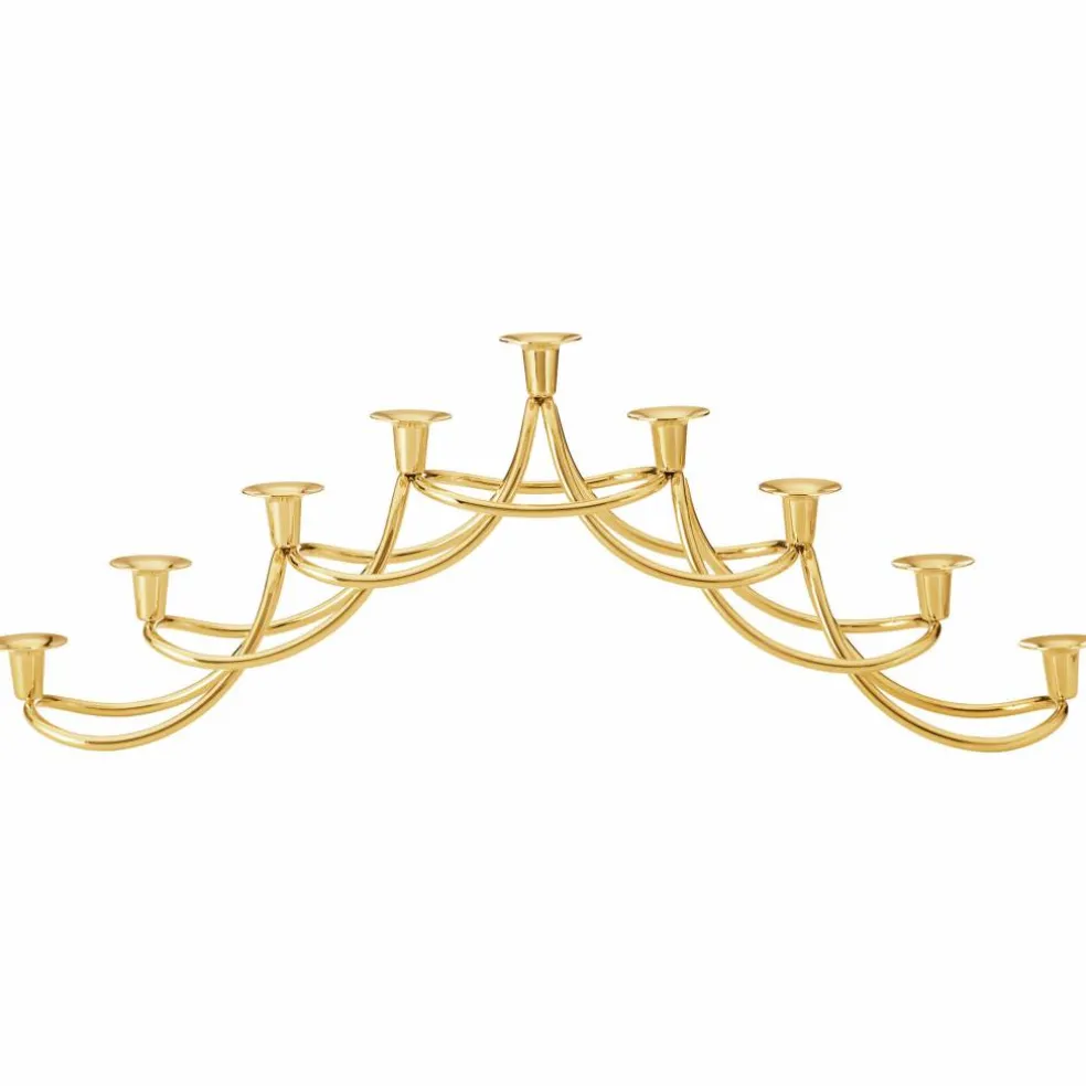 Harmony Menorah ljusstake, rostfritt stål