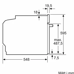 HB772A1B1 iQ700 inbyggnadsugn, svart