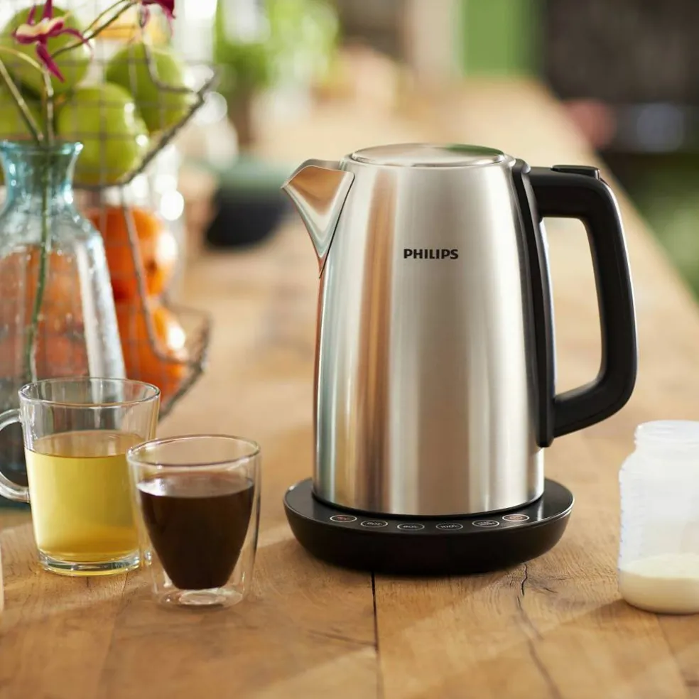 HD9359/90 Avance Collection vattenkokare, 1,7 liter, rostfritt stål