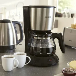 HD7462/20 Daily Collection kaffebryggare, metall/svart