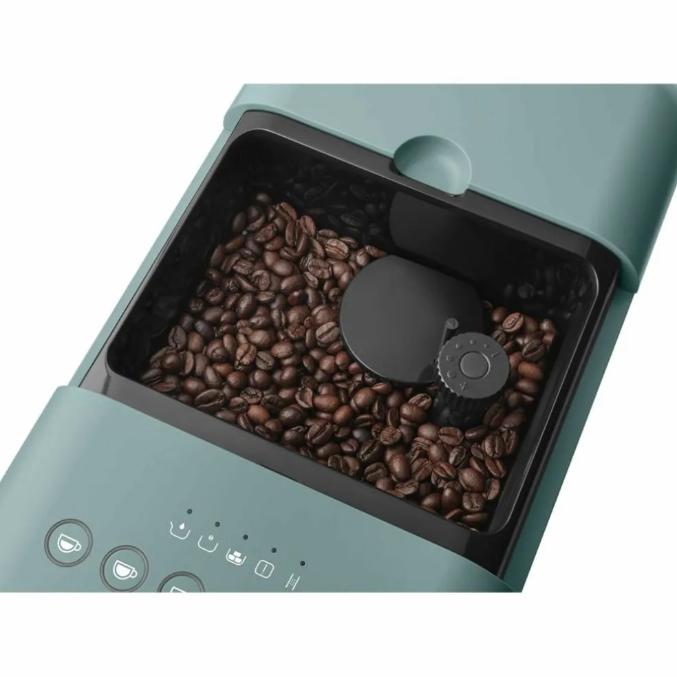 Helautomatisk espressomaskin, vit