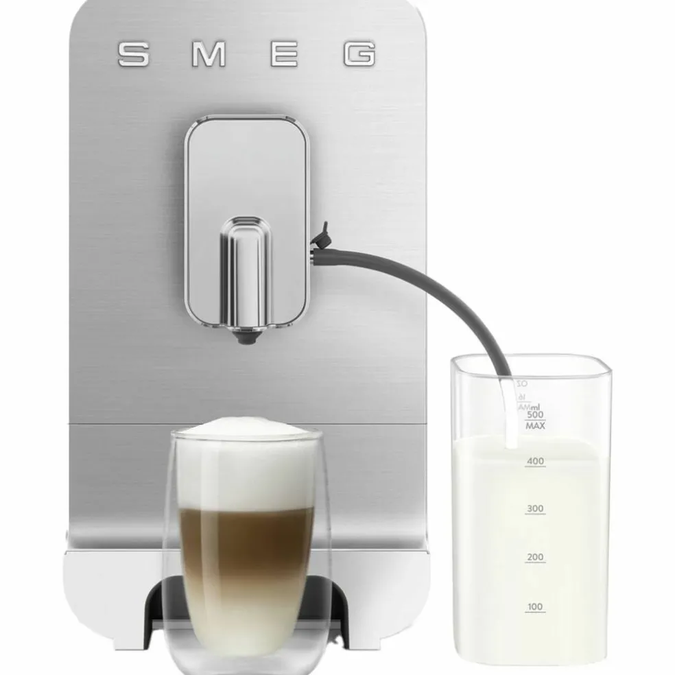 Helautomatisk espressomaskin, vit