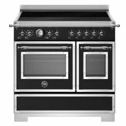 HER95I2EAVT2 Heritage induktionsspis 90 cm med 5 zoner och 2 ugnar, elfenbensvit