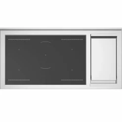 HER125I2EAVT2 Heritage induktionsspis 120 cm med 5 zoner, elektriskt stekbord och 2 ugnar, elfenbensvit