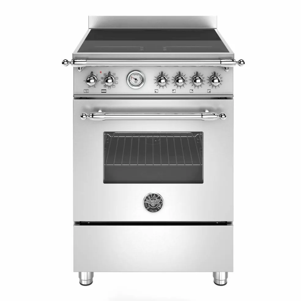 HER64I1ENEC2 Heritage induktionsspis 60 cm med 4 zoner och 1 ugn, mattsvart