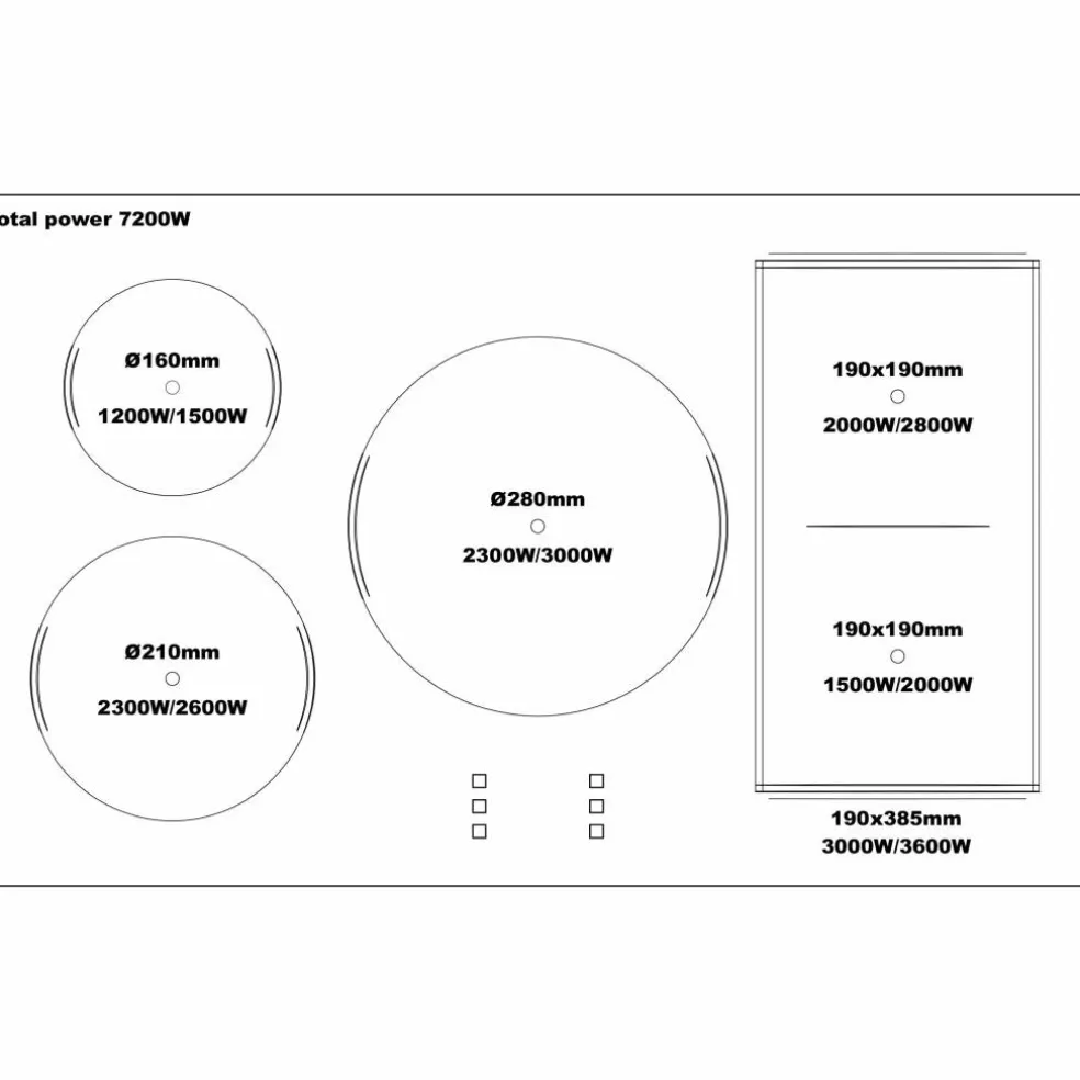 HER105I2ENET2 Heritage induktionsspis 100 cm med 5 zoner och 3 ugnar, mattsvart