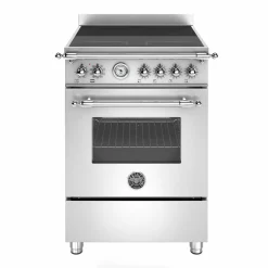 HER64I1EXC2 Heritage induktionsspis 60 cm med 4 zoner och 1 ugn, rostfritt stål