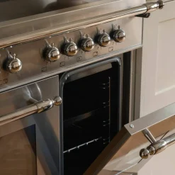 HER95I2EXT2 Heritage induktionsspis 90 cm med 5 zoner och 2 ugnar, rostfritt stål