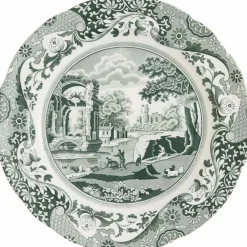 Heritage Green Italian assiett 15 cm, grön/vit