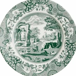 Heritage Green Italian assiett 15 cm, grön/vit