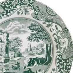 Heritage Green Italian assiett 15 cm, grön/vit