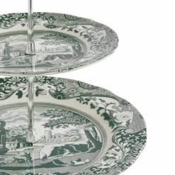 Heritage Green Italian kakfat 2-vånings, grön/vit