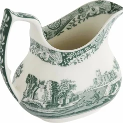 Heritage Green Italian mjölkkanna 22 cl, grön/vit