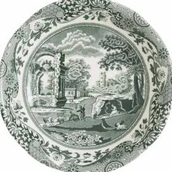 Heritage Green Italian skål 15 cm, grön/vit