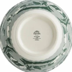Heritage Green Italian skål 15 cm, grön/vit