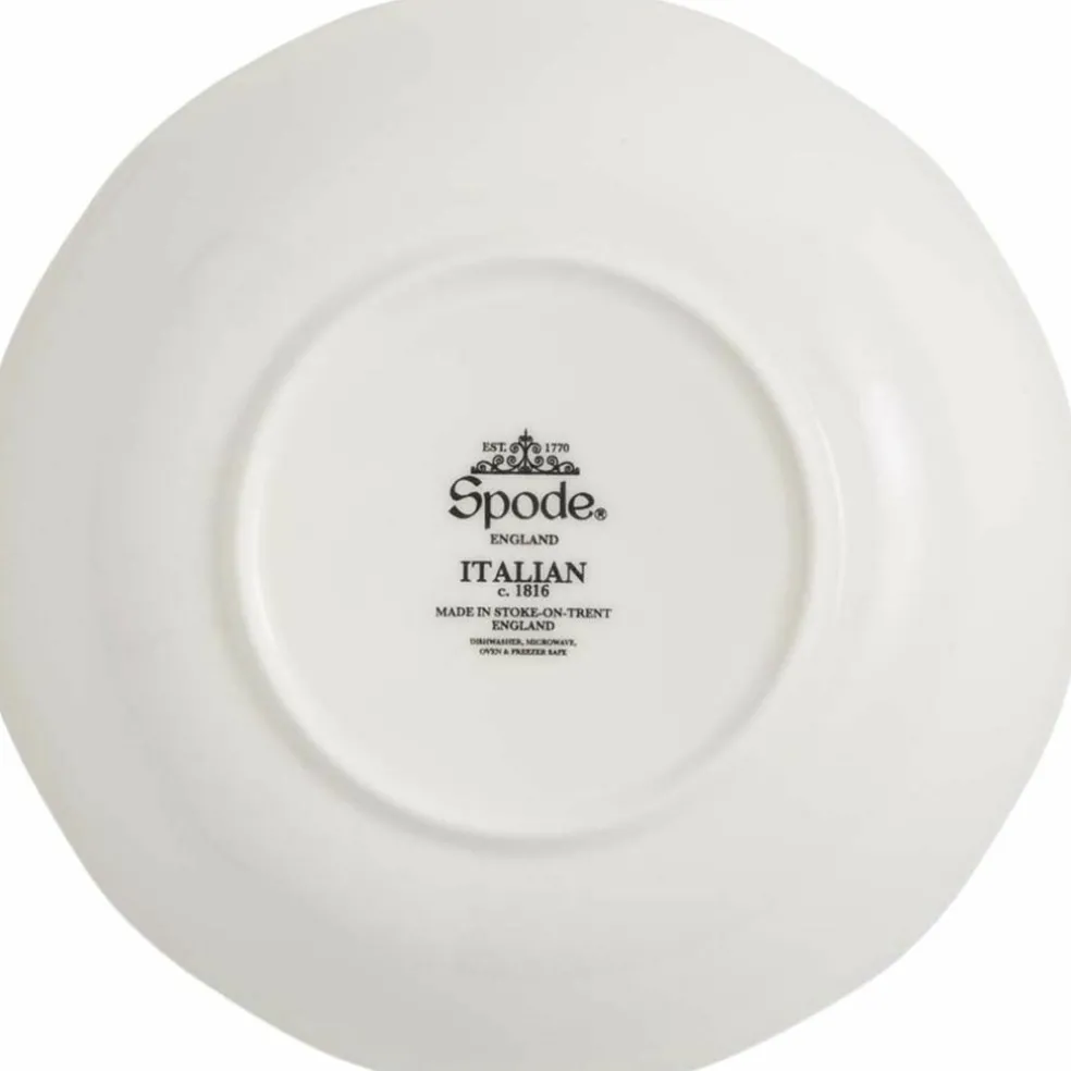 Heritage Green Italian skål 15 cm, grön/vit