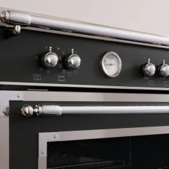 HER96L1EAVT2 Heritage gasspis 90 cm med 6 brännare och 1 ugn, elfenbensvit