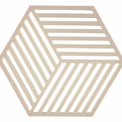 Hexagon grytunderlägg, terracotta