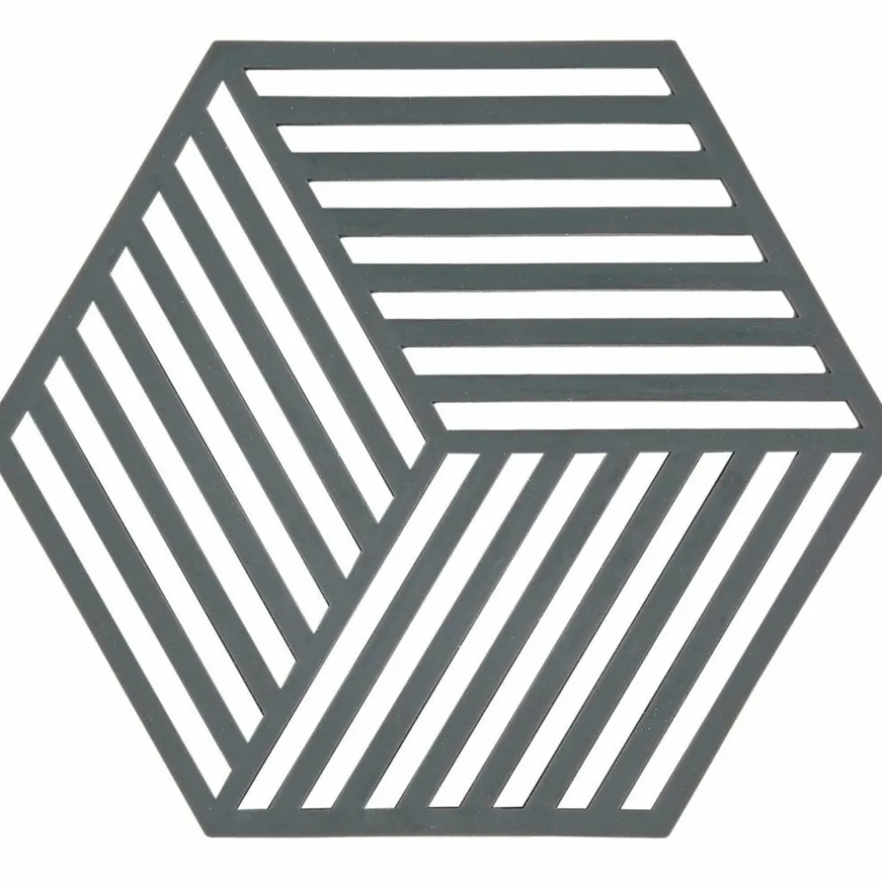 Hexagon grytunderlägg, terracotta