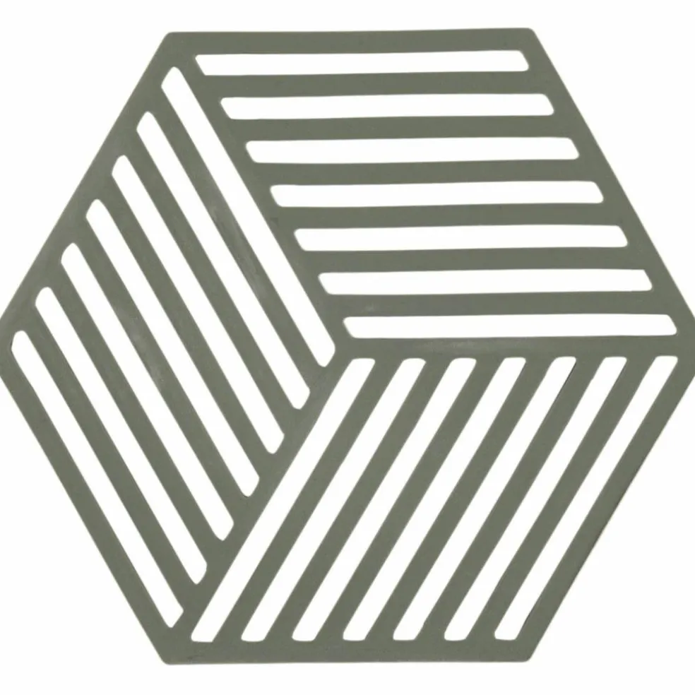 Hexagon grytunderlägg, terracotta