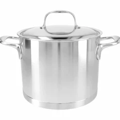Hög Gryta med lock 24 cm 8L