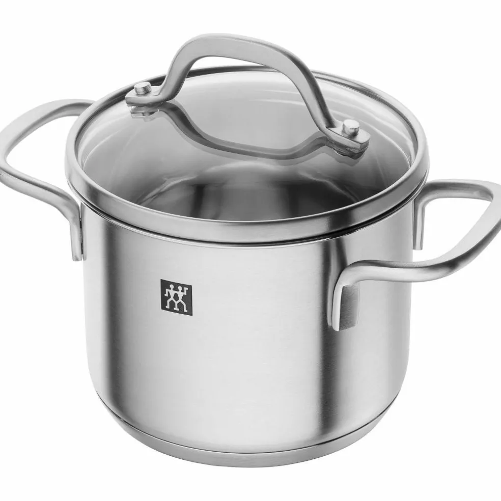 Hög Gryta m/glaslock 12 cm
