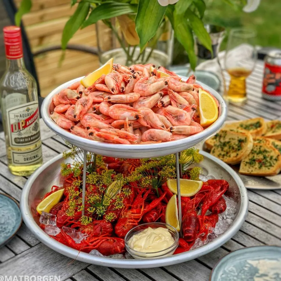 Hög Skaldjursplatå 3 Delar