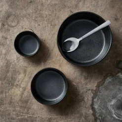 Hög skål, 19,5 cm, titanium black