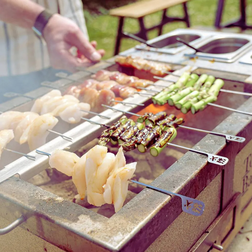 Hibachi grillspettset till Little Grill